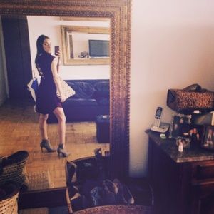 backless dress with bows